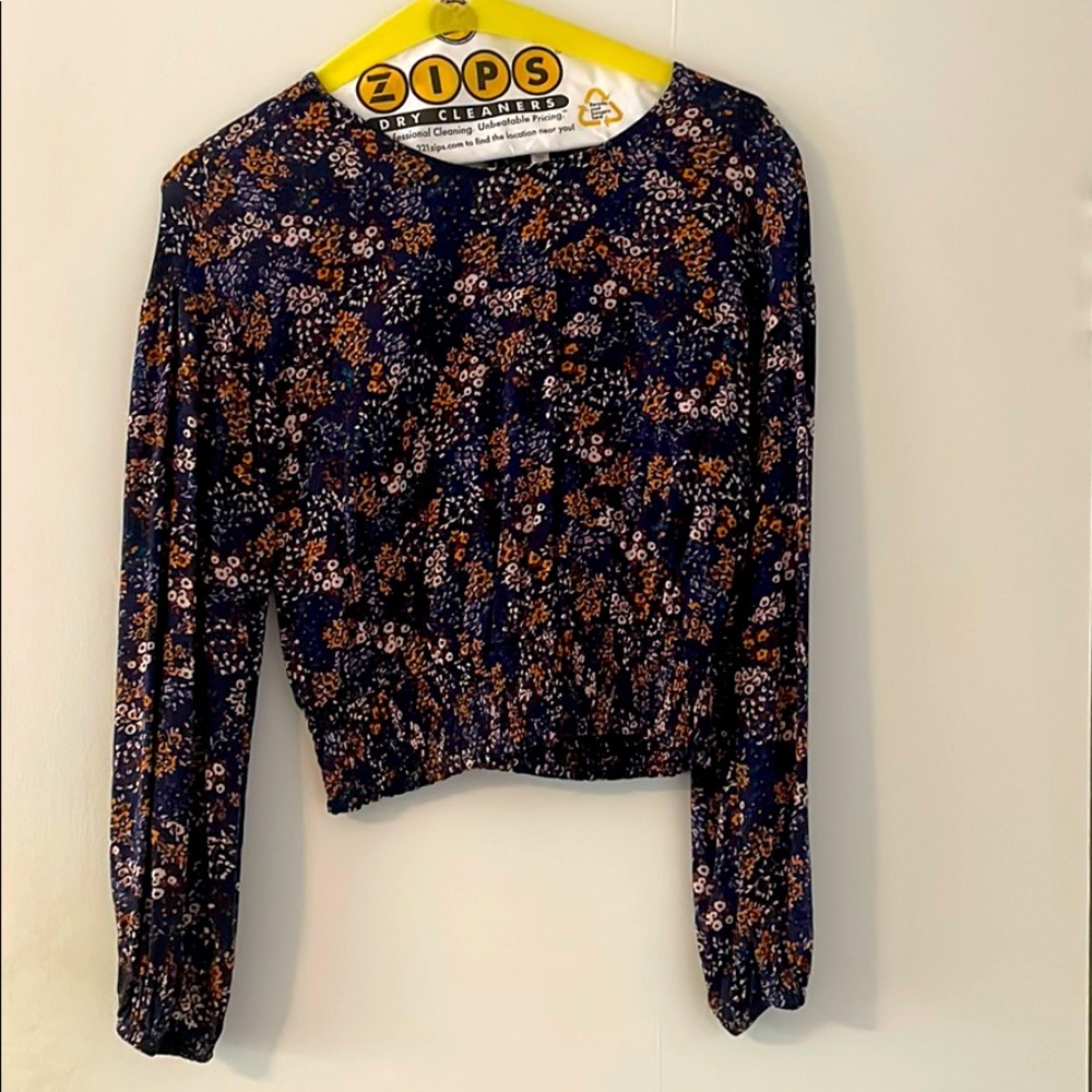 floral patterned long sleeve